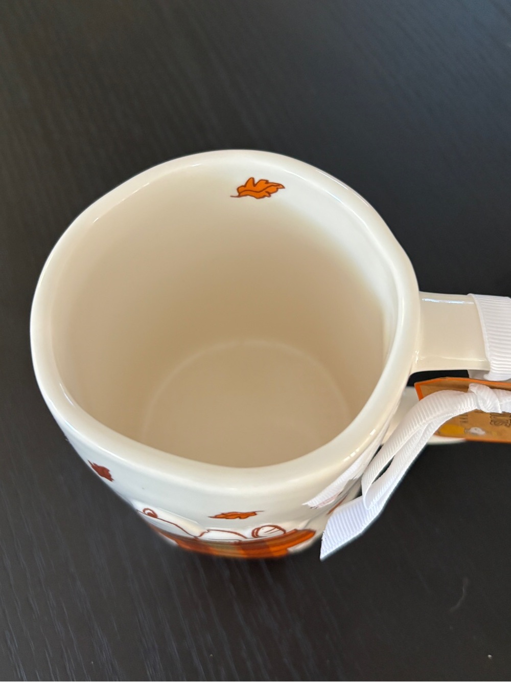 Peanuts x Rae Dunn Snoopy Plaid Autumn Mug Fall is in the Air - Picture 11 of 12